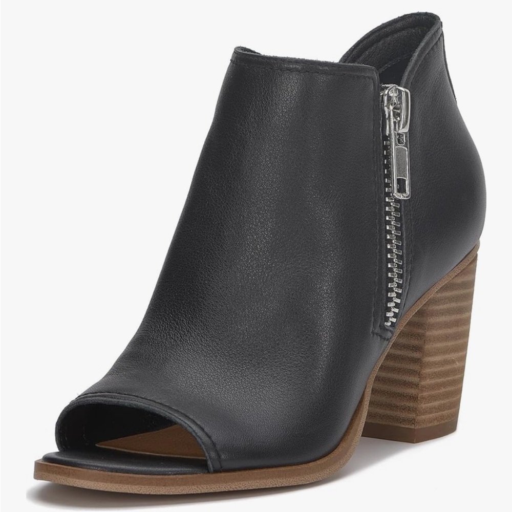 Lucky Brand Joseleen Peep-Toe Suede Booties